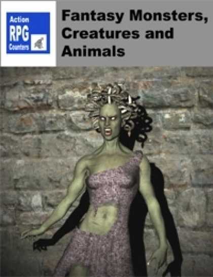 Role Playing Games - Action RPG Counters - Fantasy Monsters, Creatures and Animals