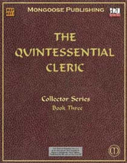 Role Playing Games - The Quintessential Cleric