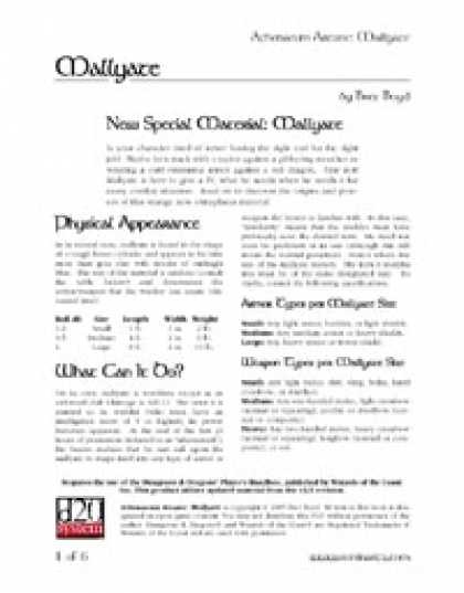 Role Playing Games - Mallyate