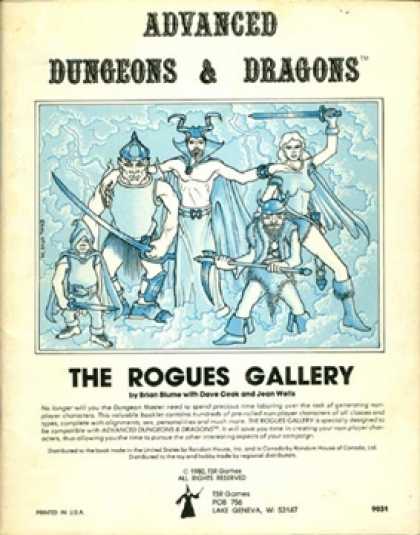 Role Playing Games - The Rogues Gallery