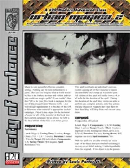 Role Playing Games - Urban Magica 2