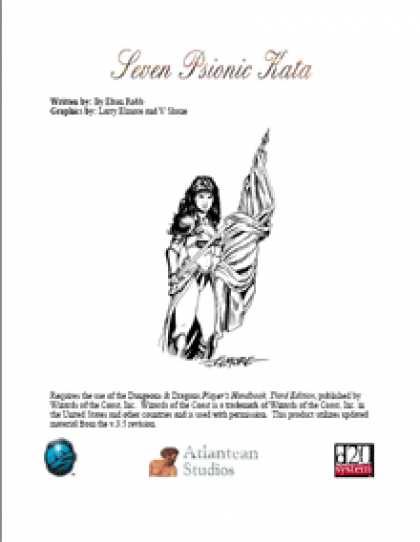 Role Playing Games - Seven Psionic Kata