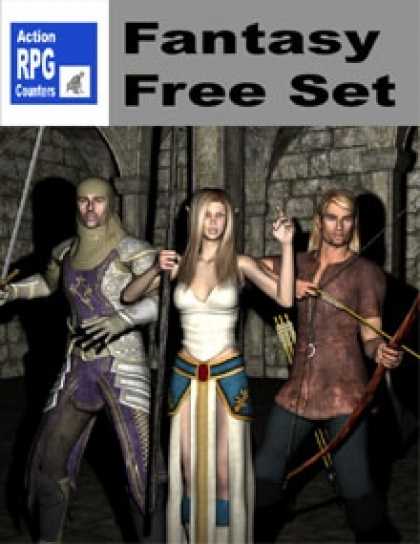 Role Playing Games - Action RPG Counters - Fantasy Free Set