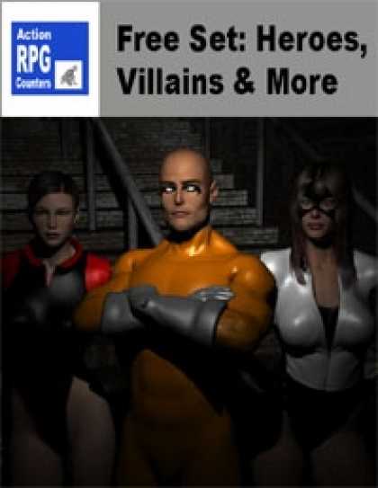 Role Playing Games - Action RPG Counters - Free Set: Heroes, Villains and More