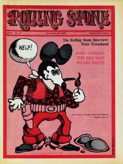 Rolling Stone - Zap Comix Mouse