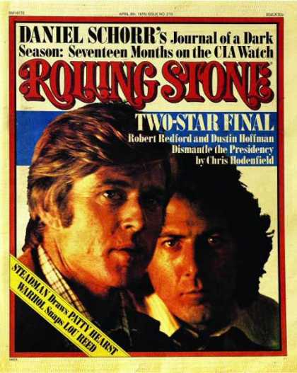 Rolling Stone - Robert Redford & Dustin Hoffman