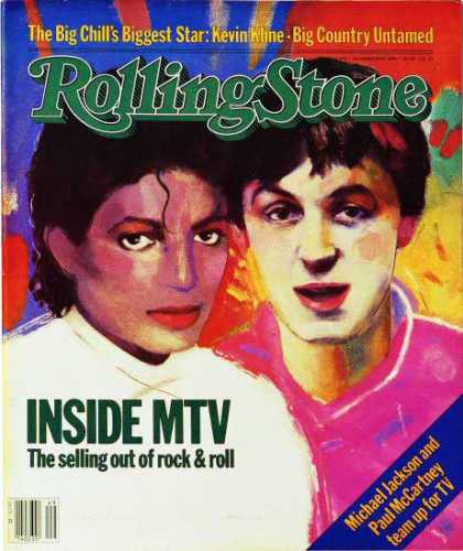 Rolling Stone - Michael Jackson & Paul McCartney (illustration)