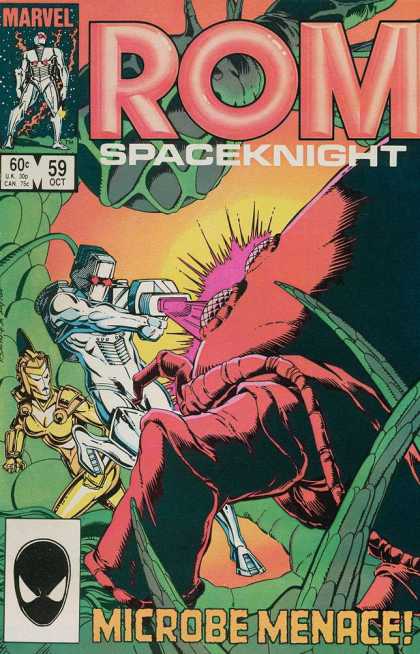 ROM Spaceknight 59 - Robot - Enemy - Green - Orange - Yellow