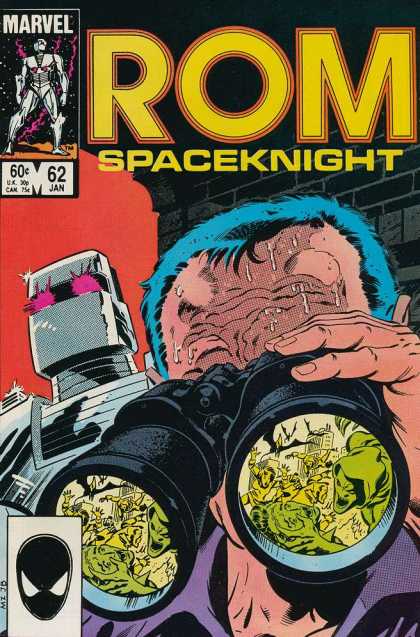 ROM Spaceknight 62 - Telescope - Man - Body - Robbot - Head