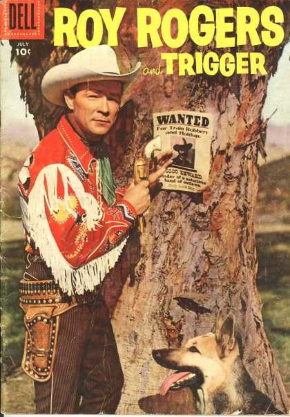 July - 10 Cents - Roy Rogers - Trigger - Wanted Poster Roy Rogers Comics 103 - July - 10 Cents - Roy Rogers - Trigger - Wanted Poster