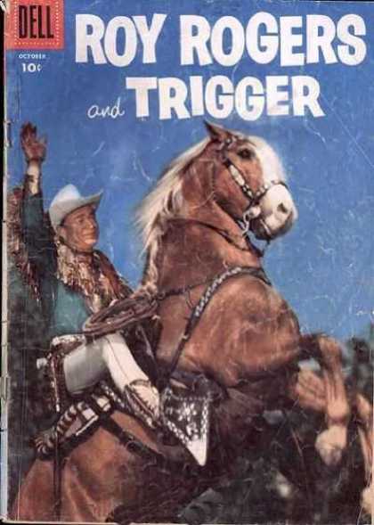 Cowboy - Horse - Rinestones - Boots - Cowboy Hat Roy Rogers Comics 106 - Cowboy - Horse - Rinestones - Boots - Cowboy Hat