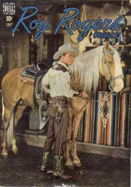 Roy Rogers Comics 13 - Cowboy - Horse - Cowboy Hat - Pistol - Cowboy Boots