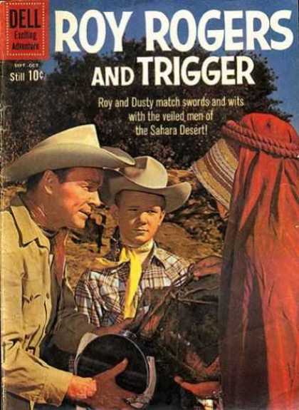 Dell Exciting Adventure - Still 10 Cents - Roy And Dusty - Sahara Desert - Swords Roy Rogers Comics 139 - Dell Exciting Adventure - Still 10 Cents - Roy And Dusty - Sahara Desert - Swords