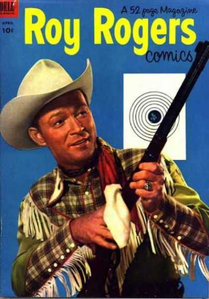 Western - Cowboy - Shotgun - Rifle - Target Roy Rogers Comics 64 - Western - Cowboy - Shotgun - Rifle - Target