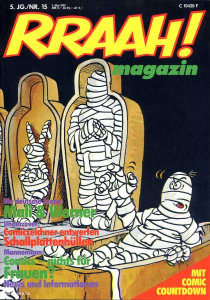 Rraah 15 - Mummies - Sarcophagus - Mali U0026 Werner - Comics - Nichts Fu00fcr Frauen - Mit Comic Countdown