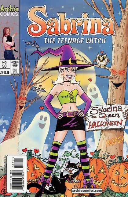 Sabrina 2 50 - Archie Comics - The Teenage Witch - Queen Of Halloween - Ghost - Mini Skirt