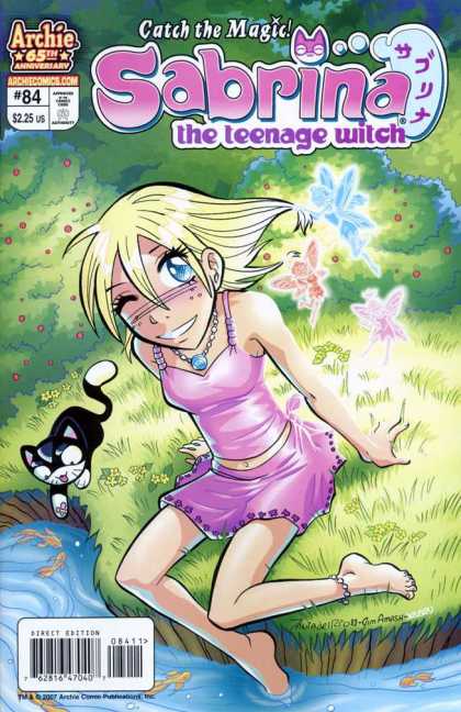 Sabrina 2 84 - Sabrina - Teenage Years - Salem - By The River - Dressed In Pink