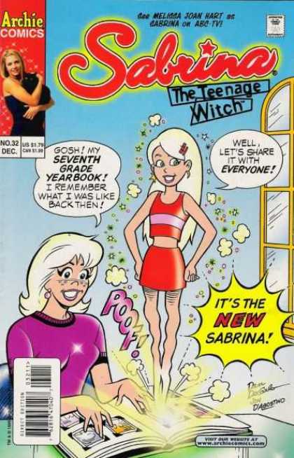 Sabrina 32 - Melissa Joan Hart - Archie - Yearbook - Magic - Poof