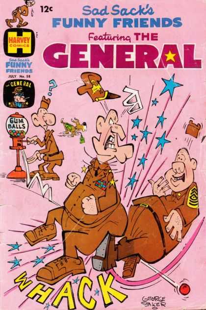 Sad Sack 58 - The General - Funny Friends - Whack - Gum Balls - George Baker