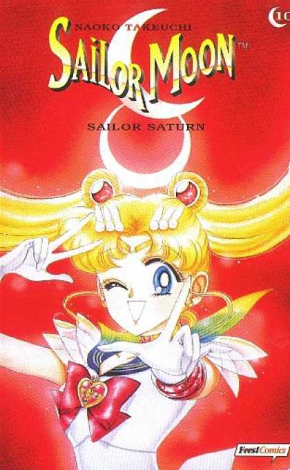 Sailor Moon 10 - Naoko Takeuchi - Sailor Saturn - Moon - Vintage Comic - Feest Comics