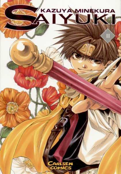 Saiyuki 2 - Kazuya Minekura - Boy - Flowers - Carlsen Comics - Mage