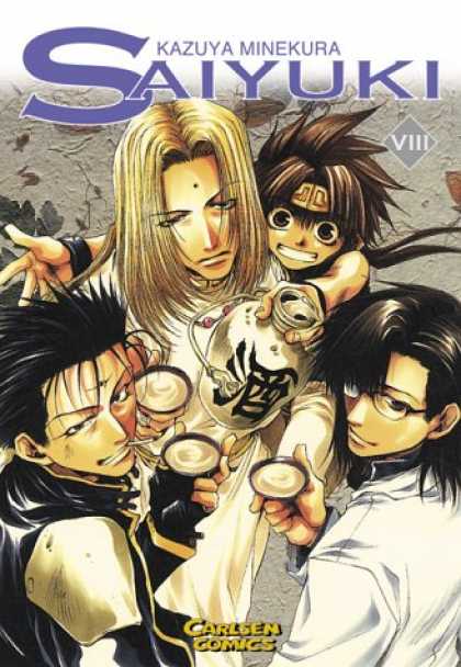 Saiyuki 8 - Manga - Kazuya Minekura - Viii - Carlsen Comics - Long Blonde Hair