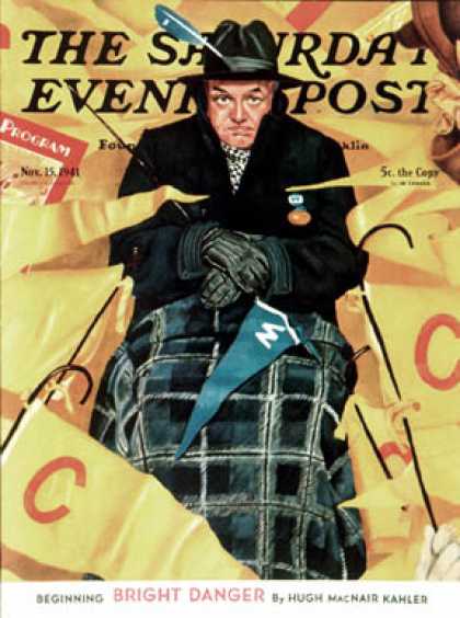Saturday Evening Post - 1941-11-15: Sitting on the Wrong Side (Gene Pelham)