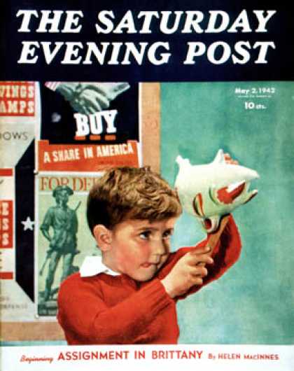 Saturday Evening Post - 1942-05-02: Saving for War Bonds (Preston Duncan)