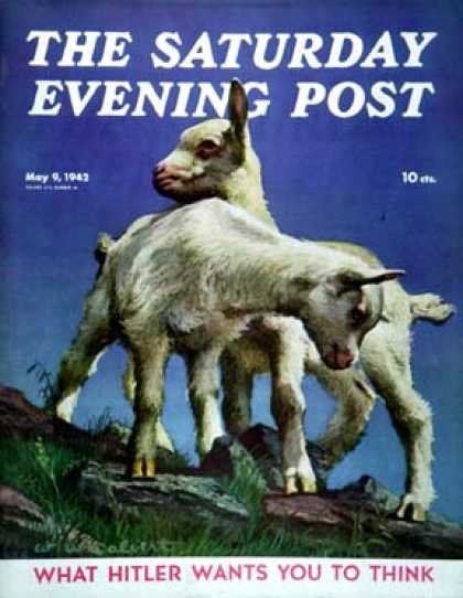 Saturday Evening Post - 1942-05-09: Two Kid Goats (W.W. Calvert)