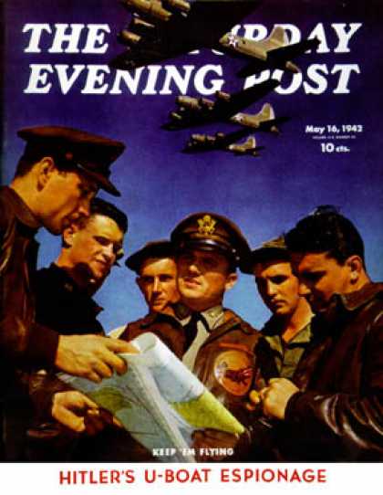 Saturday Evening Post - 1942-05-16: Flight Squadron (Ivan Dmitri)