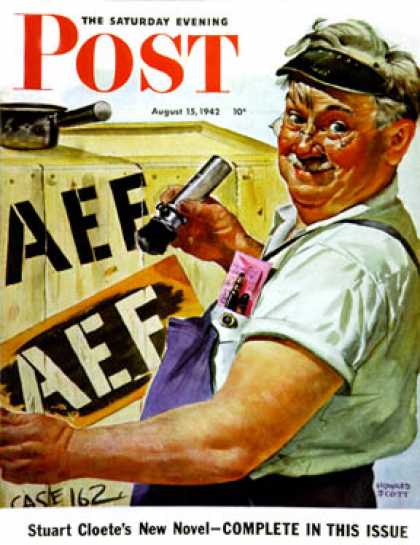 Saturday Evening Post - 1942-08-15: Sending Supplies Overseas (Howard Scott)