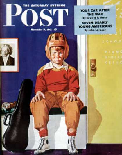 Saturday Evening Post - 1942-11-14: Musical Sport (Lonie Bee)