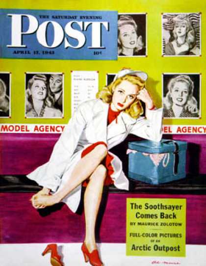 Saturday Evening Post - 1943-04-17: The Model (Al Moore)