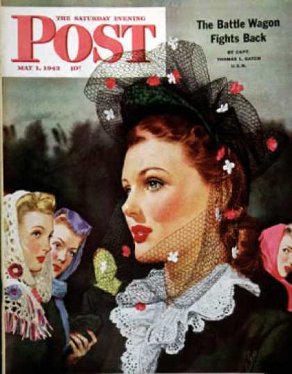 Saturday Evening Post - 1943-05-01: War Widow (Alex Ross)