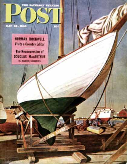 Saturday Evening Post - 1946-05-25: Dry Dock (John Atherton)