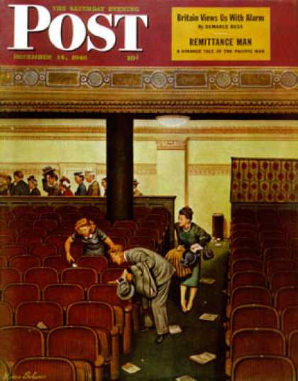 Saturday Evening Post - 1946-12-14: Lost Shoe (Stevan Dohanos)