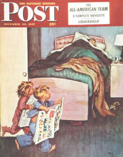 Saturday Evening Post - 1947-12-20: Sunday Funnies (Jack Welch)