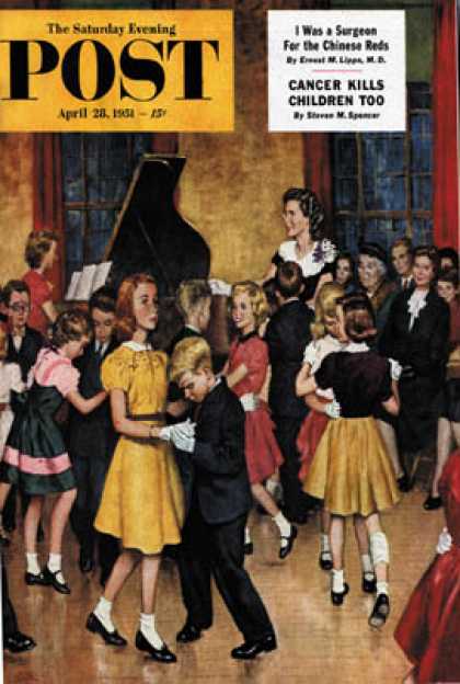 Saturday Evening Post - 1951-04-28: Dance Cotillion (Amos Sewell)