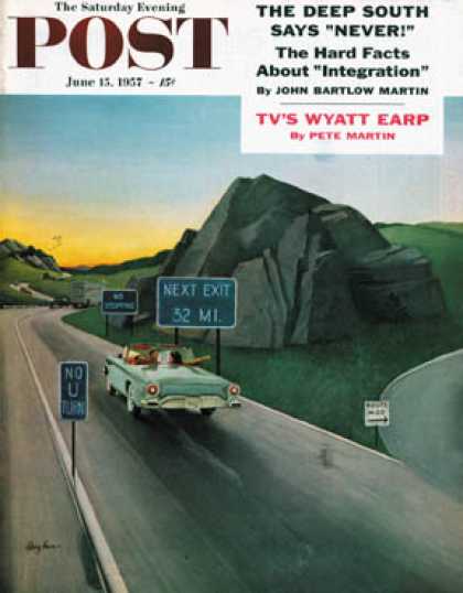 Saturday Evening Post - 1957-06-15: Missed Exit (George Hughes)