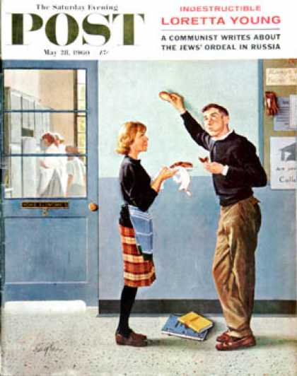 Saturday Evening Post - 1960-05-28: Cookie Tester (George Hughes)