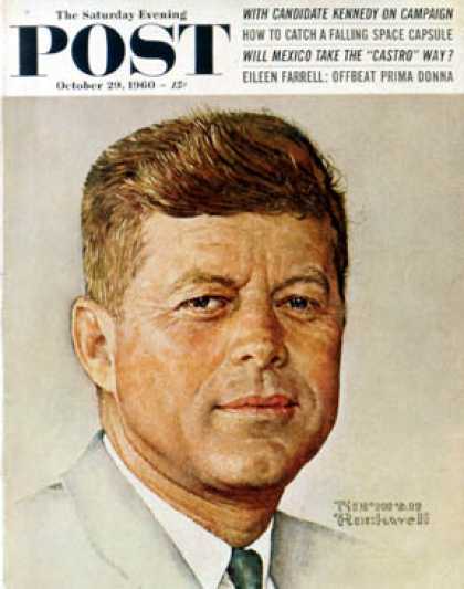 Saturday Evening Post - 1960-10-29: John F. Kennedy (Norman Rockwell)