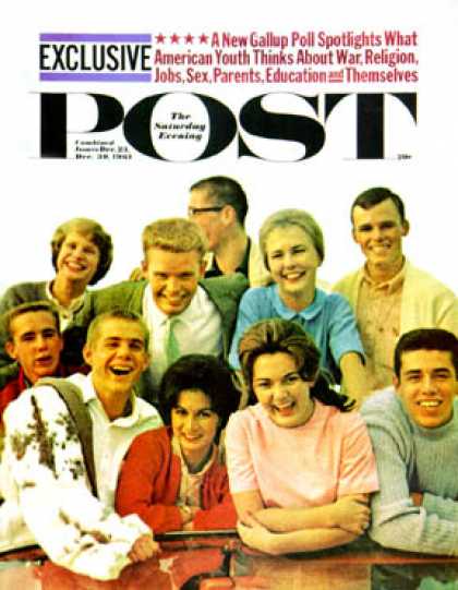 Saturday Evening Post - 1961-12-23: Glendale California Teenagers (Bill Bridges)