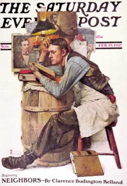 Saturday Evening Post - 1927-02-19 (Norman Rockwell)