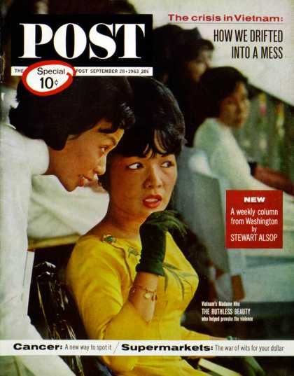 Saturday Evening Post - 1963-09-28: Madame Nhu (Burt Glinn)