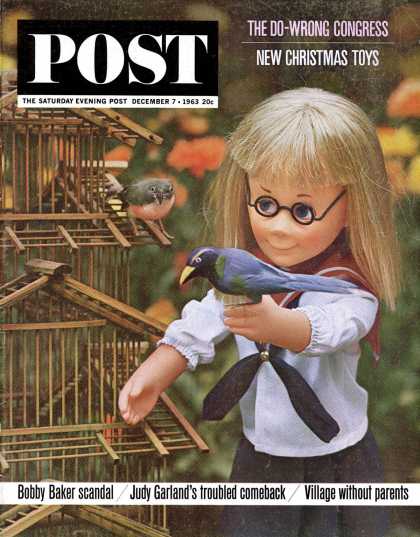 Saturday Evening Post - 1963-12-07: New Toys 1963 (Allan Grant)