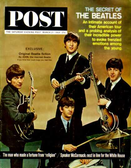 Saturday Evening Post - 1964-03-21: The Beatles (John Zimmerman)