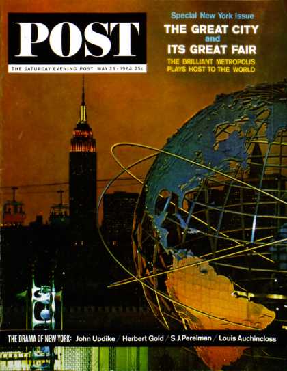 Saturday Evening Post - 1964-05-23: New York World's Fair (John Zimmerman)