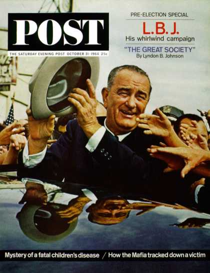 Saturday Evening Post - 1964-10-31: LBJ (Larry Fried)