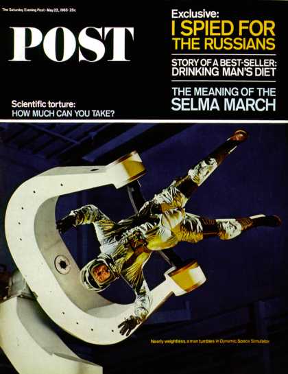 Saturday Evening Post - 1965-05-22: Dynamic Space Simulator (John Zimmerman)