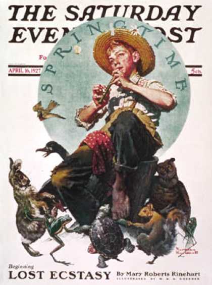 Saturday Evening Post - 1927-04-16 (Norman Rockwell)